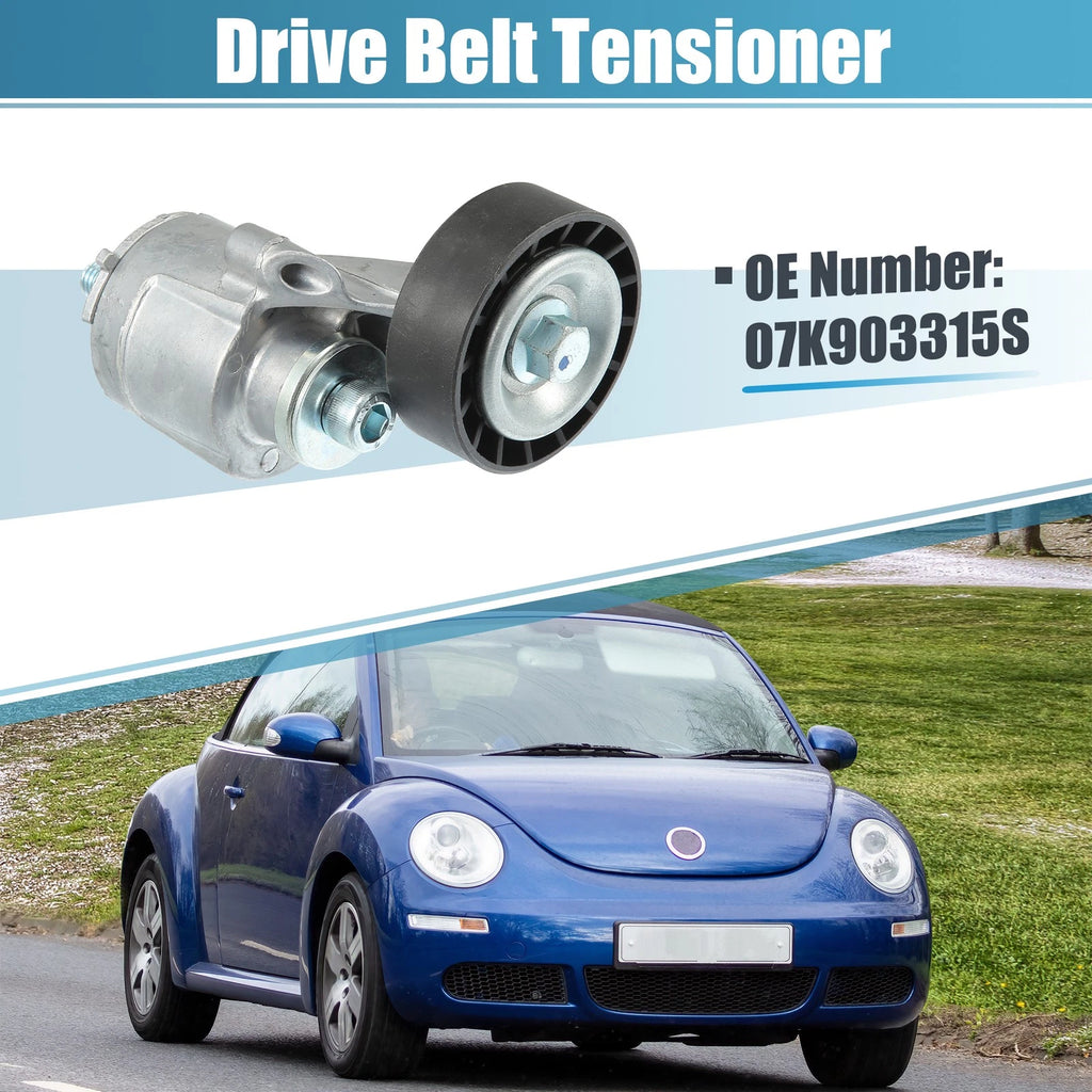Belt Tensioner Pulley Assembly Replacement for Volkswagen Beetle (2006–2010)