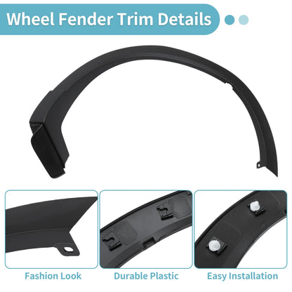 Rear Left Wheel Flare Trim for Mazda CX-9 (2016–2023) TK48-51-W50F