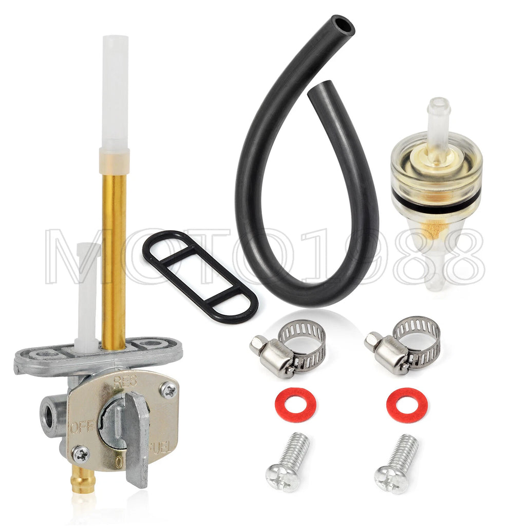 2X Fuel Petcock Valve for Yamaha Big Bear YFM350 Kodiak YFM400FW (1998–2001)