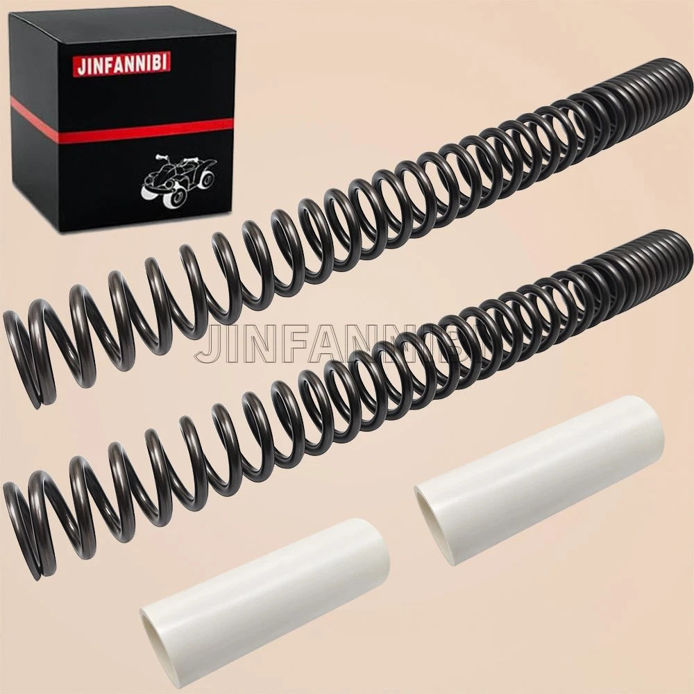 49mm Progressive Front Fork Springs Kit for Harley Fat Bob FXSB (2012–2017)
