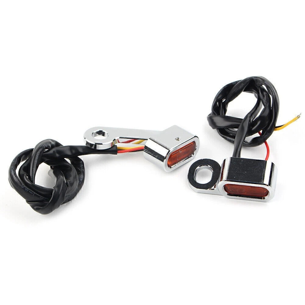 LED Turn Signal Light Handlebar Blinker Indicator Lamp For Harley Sportster