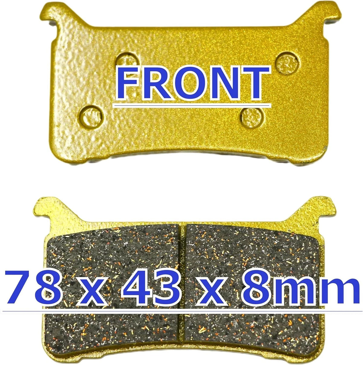 Brake Pads for Honda CBR600RR, CBR1000RR (2003–2023)