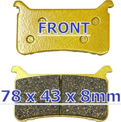 Brake Pads for Honda CBR600RR, CBR1000RR (2003–2023)