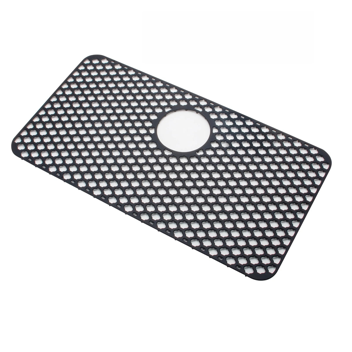 Silicone Sink Mat 66cm with Drain Holes for Dish Drying and Protection