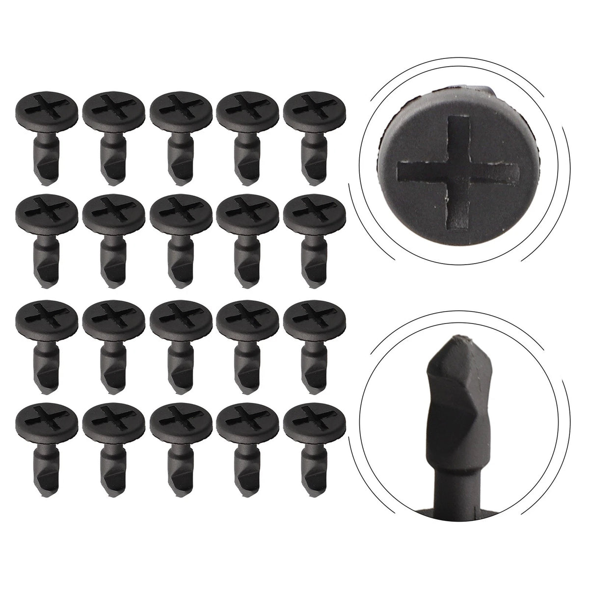 Engine Compartment Panel Clips for Porsche For Cayenne Set of 20