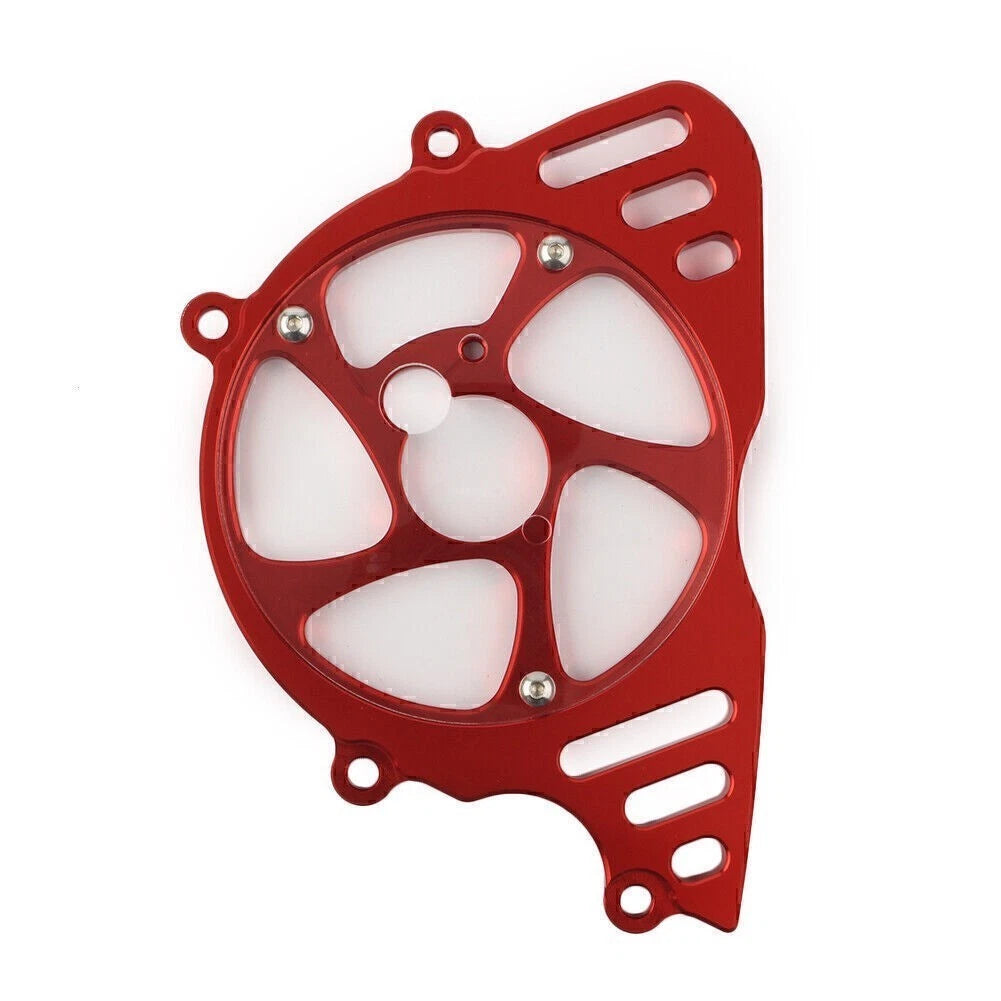 Red Front Engine Sprocket Cover Chain Guard Protector for Kawasaki Z1000 (2010–2017)