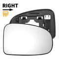Right Side Mirror Glass with Back Heated Replacement for Toyota Prius (2009–2016)