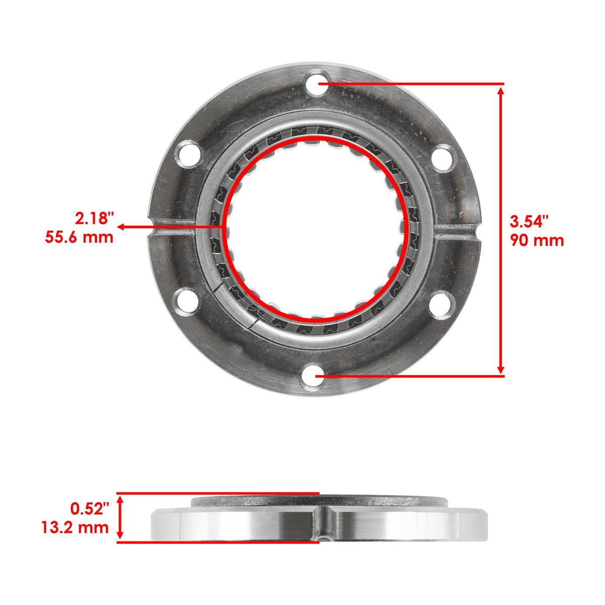 Sprag Starter Clutch One Way Bearing Replacement for Honda TRX250 (1985–1985)