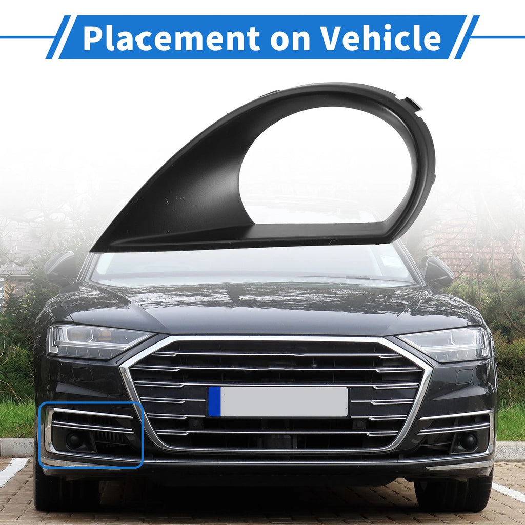 1pc Front Right Fog Light Grille Replacement for Audi Q7 (2010–2015)