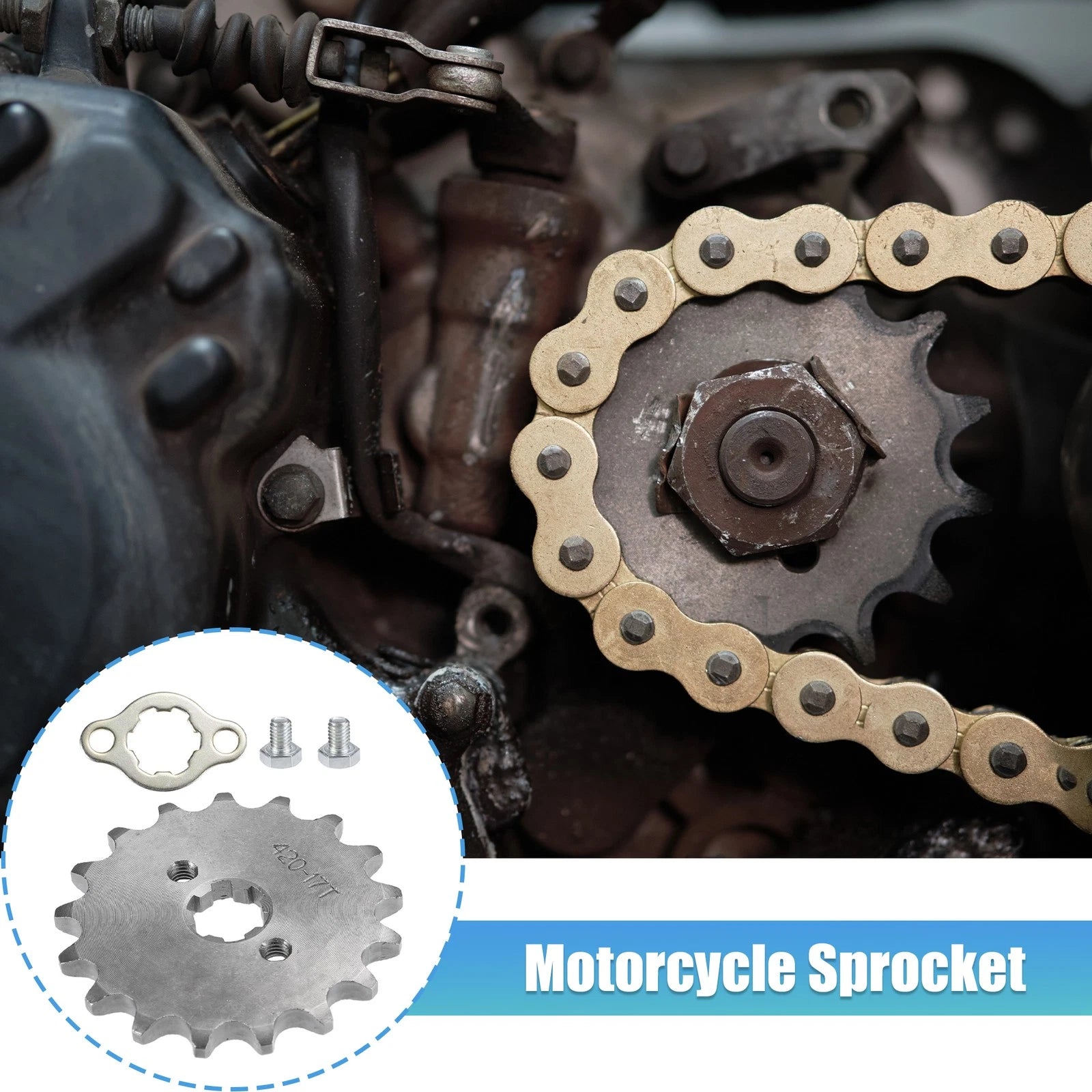 Front Engine Sprocket Set Replacement for Dirt Pit Bike ATV (2002–2023)