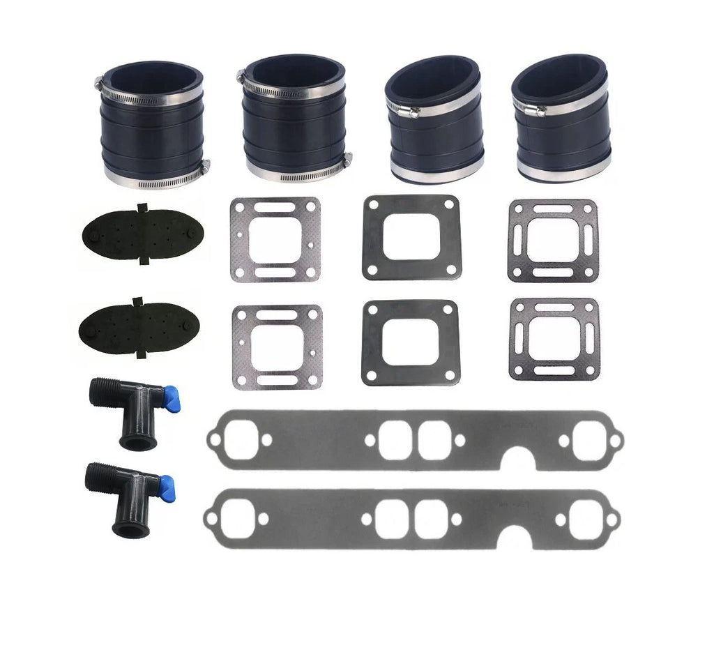 Exhaust Bellow Kit & Gasket for MerCruiser V8 (200-320) 32-44348001 27-33395 27-863724