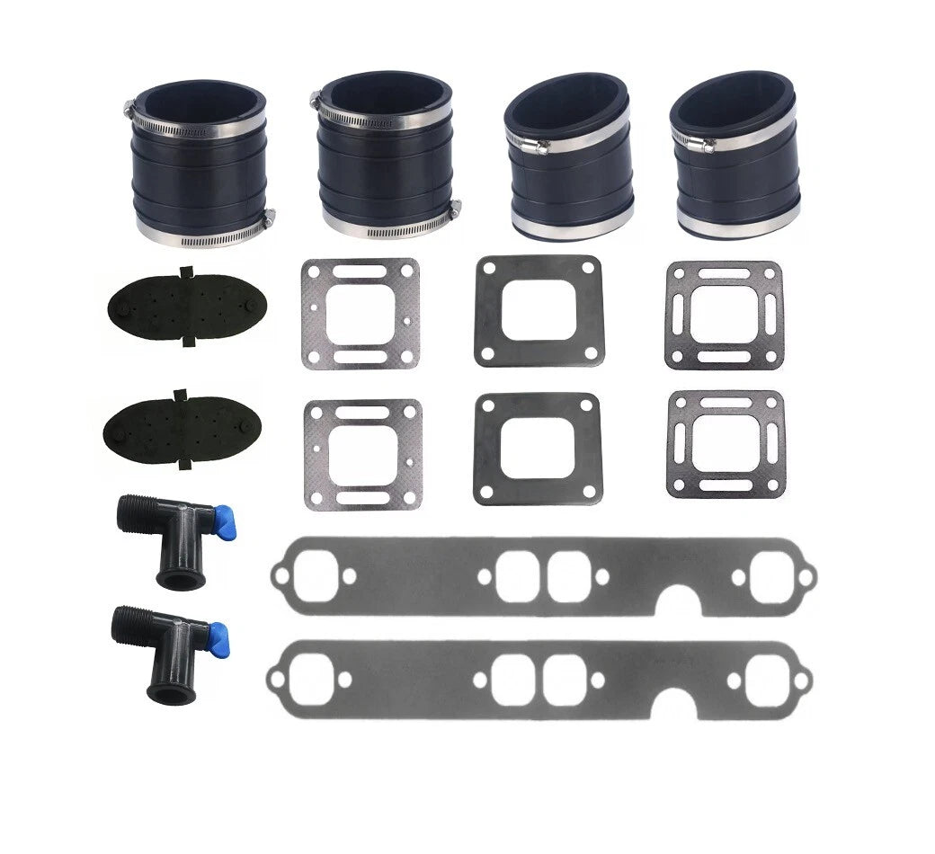 Exhaust Bellow Kit & Gasket for MerCruiser V8 (200-320) 32-44348001 27-33395 27-863724