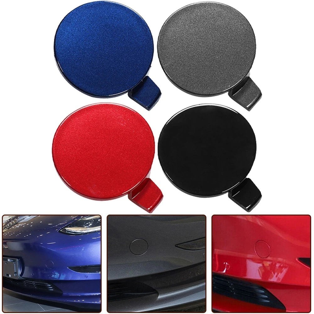 Front Bumper Tow Hook Cover for Tesla Model 3 (2017–2023)