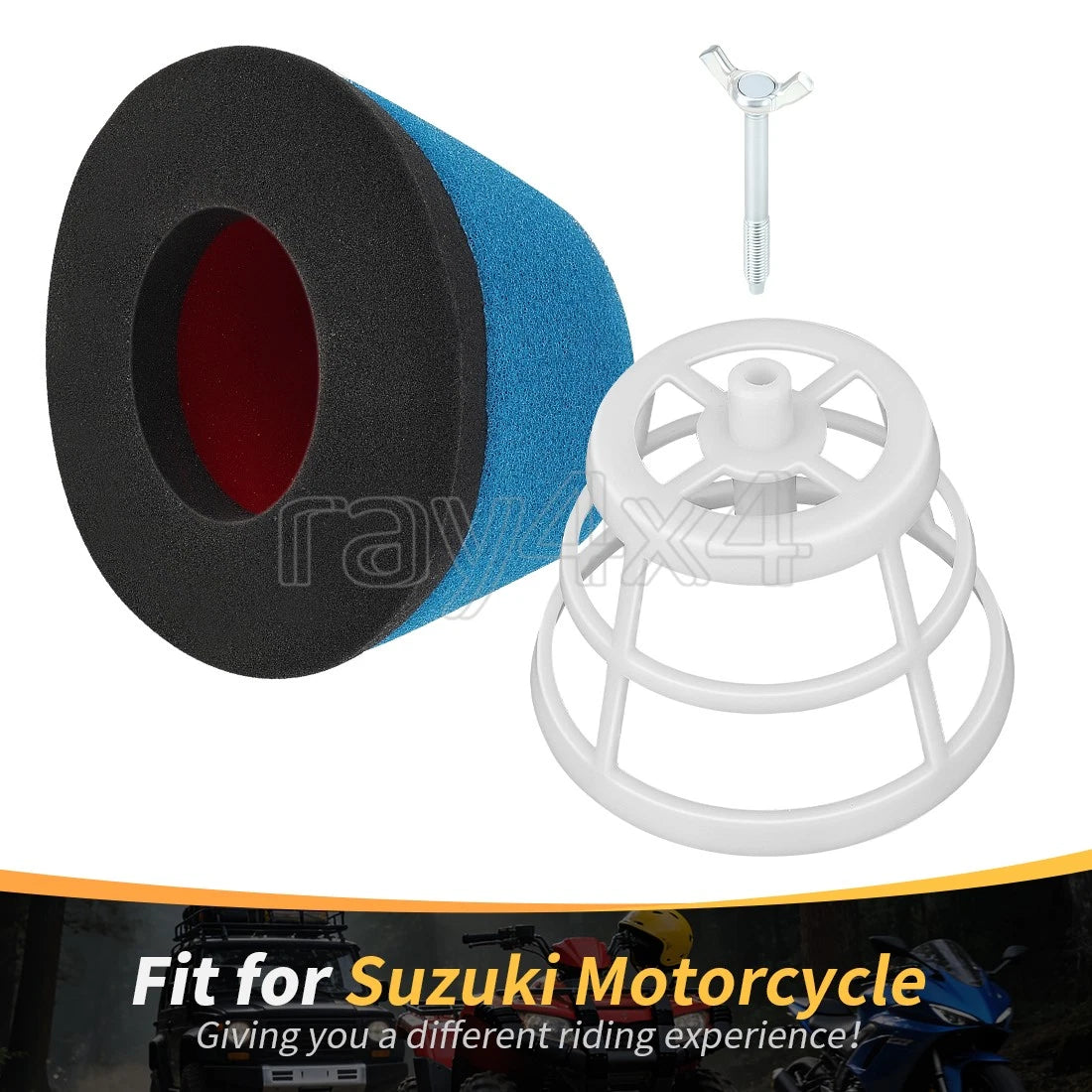 Air Filter & Cage Holder for Suzuki RM80 RM85 (1986–2023)