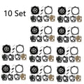 Set of 10 Carburetor Diaphragm Repair Kits for Shindaiwa TK4 B45