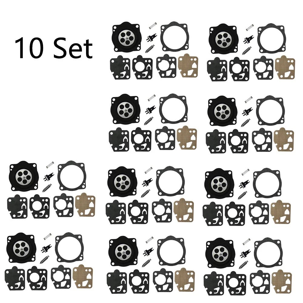 Set of 10 Carburetor Diaphragm Repair Kits for Shindaiwa TK4 B45