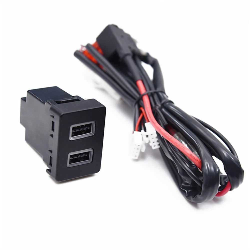 18W Dual USB Car Charger QC3.0 for Ford Transit (2014–2023)