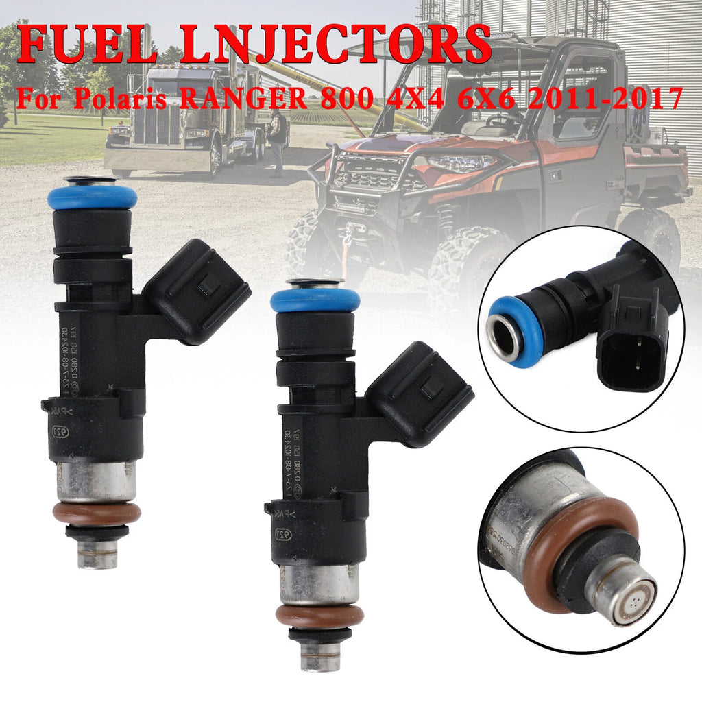 2X Fuel Injectors for Polaris Ranger XP 800 (2006–2014) 1204318 0280158197 GX1111IJ117XG