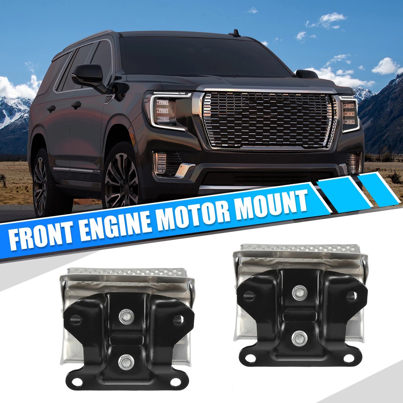 2pcs Front Engine Motor Mount Replacement for Chevrolet Tahoe Silverado (2007–2014)