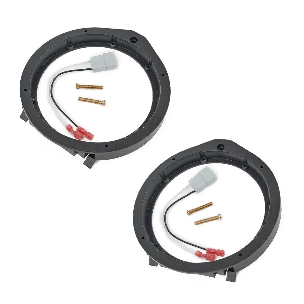 2 Pairs For Honda Accord Civic 6.5 Speaker Adapter Plates & Speaker Harness Kit
