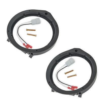 2 Pairs For Honda Accord Civic 6.5 Speaker Adapter Plates & Speaker Harness Kit