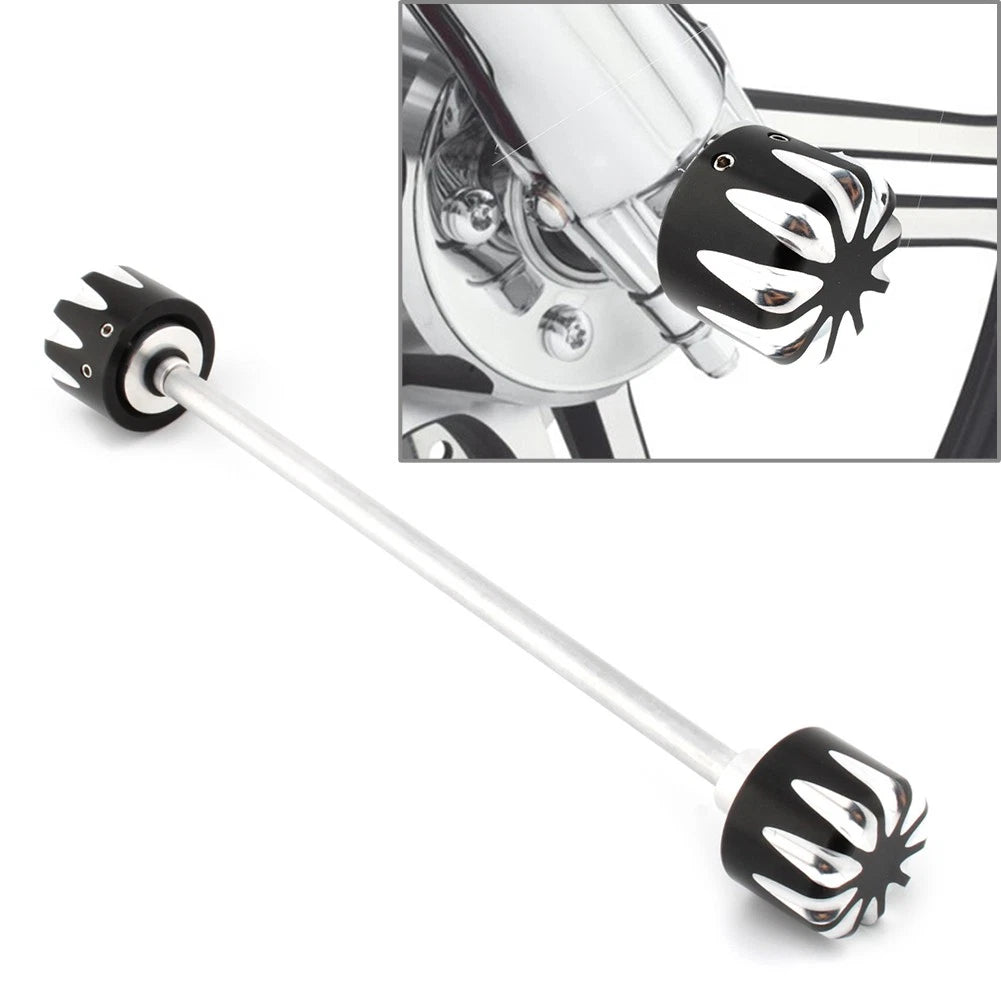 Front Axle Nut Cover Cap Installation Kit for Harley Davidson (All Years)