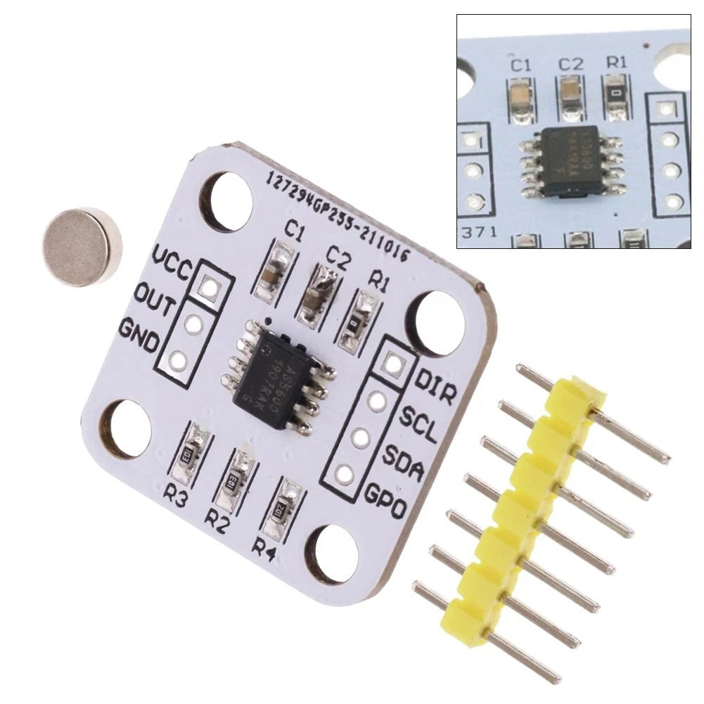 8pcs AS5600 Magnetic Encoders for Motor Controllers