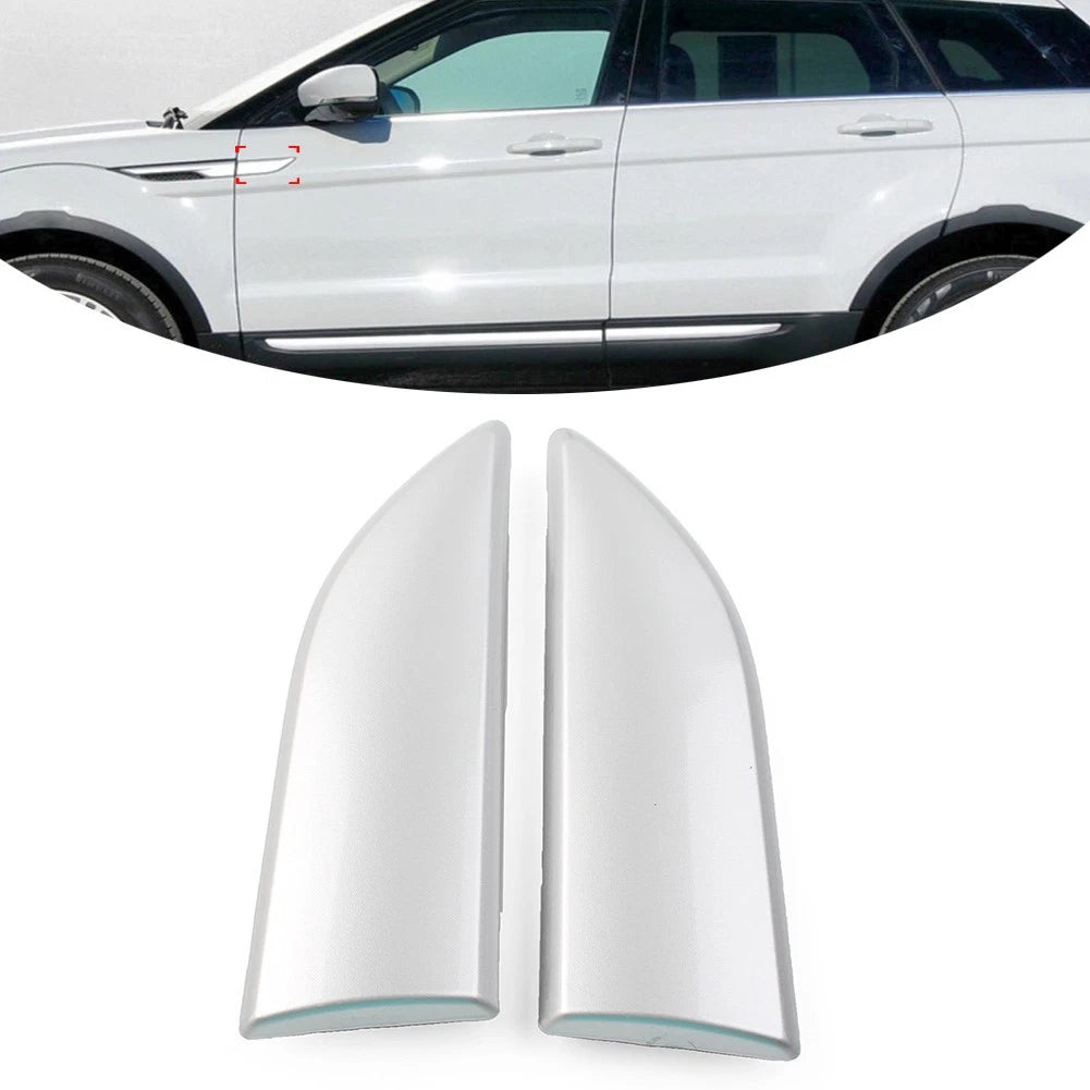 2X Silver Front Door Upper Moulding Trim for Land Rover Range Rover Evoque (2012–2019)