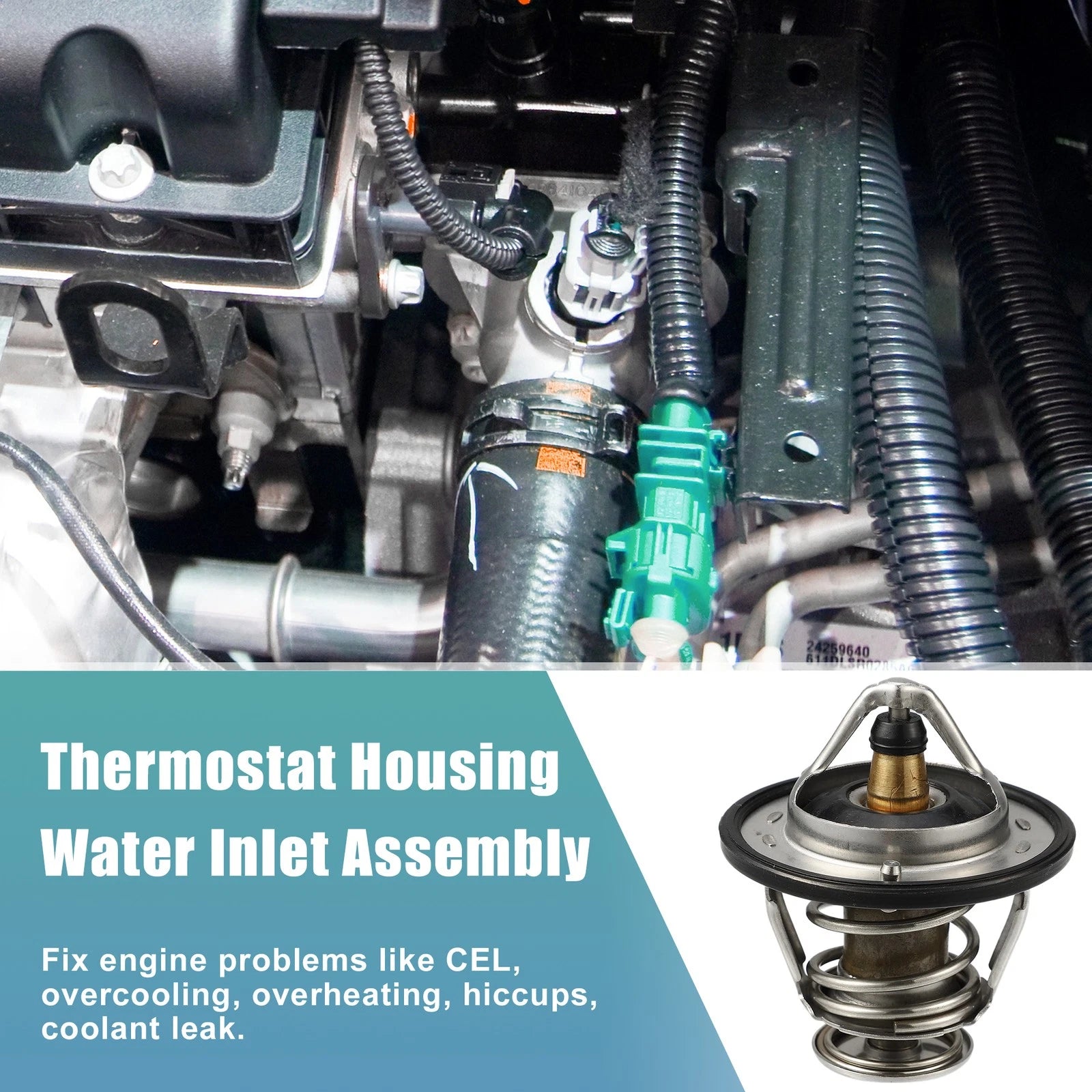 Coolant Thermostat Housing Assembly for Hyundai Sonata 2006–2010