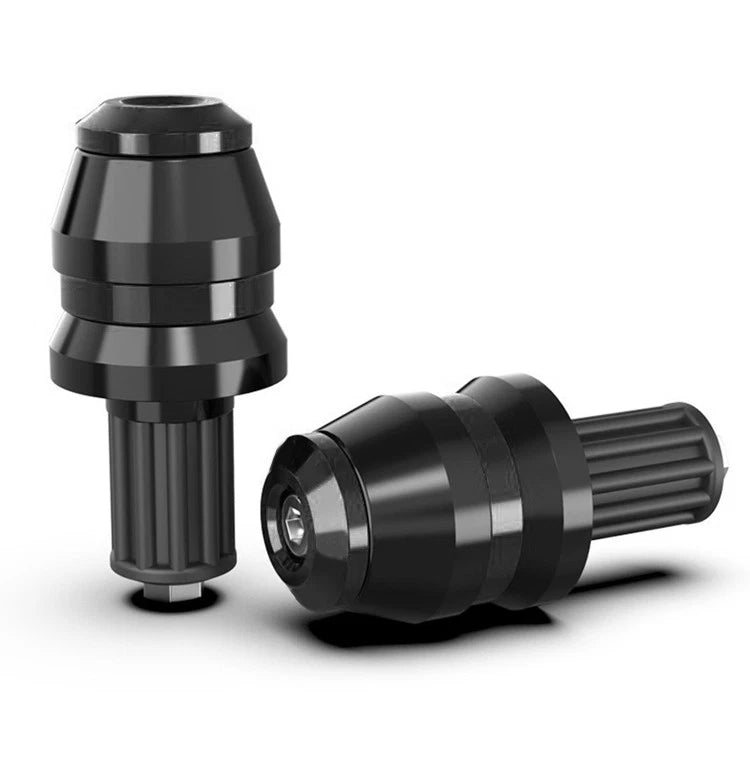 CNC 7/8" 22mm Handlebar Grips Bar End Slider Cap Plugs for Universal Motorcycle