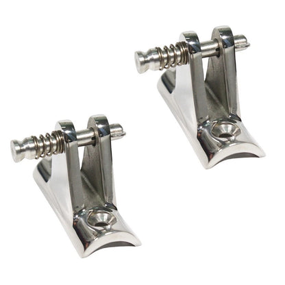 Set of 2 Top Deck Hinges 7/8 in 316 SS for Kayak Canoe Boat