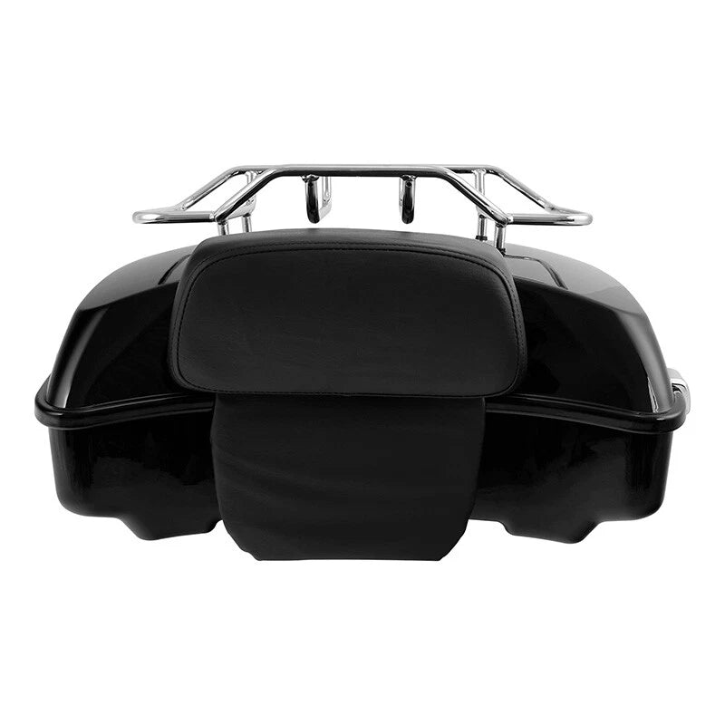 Chopped Trunk Backrest Luggage Rack for Harley Road Glide (2009–2013)