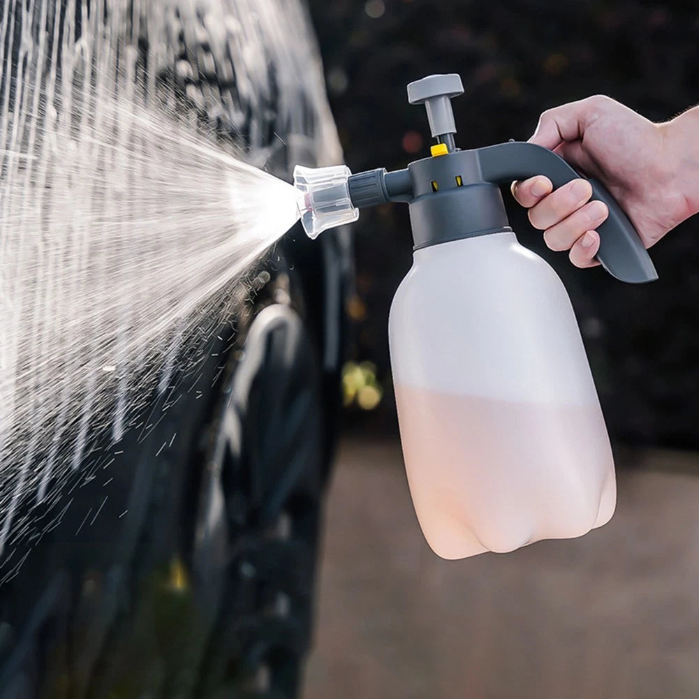 Handheld Garden Pump Sprayer for Car Wash with Foam Attachment