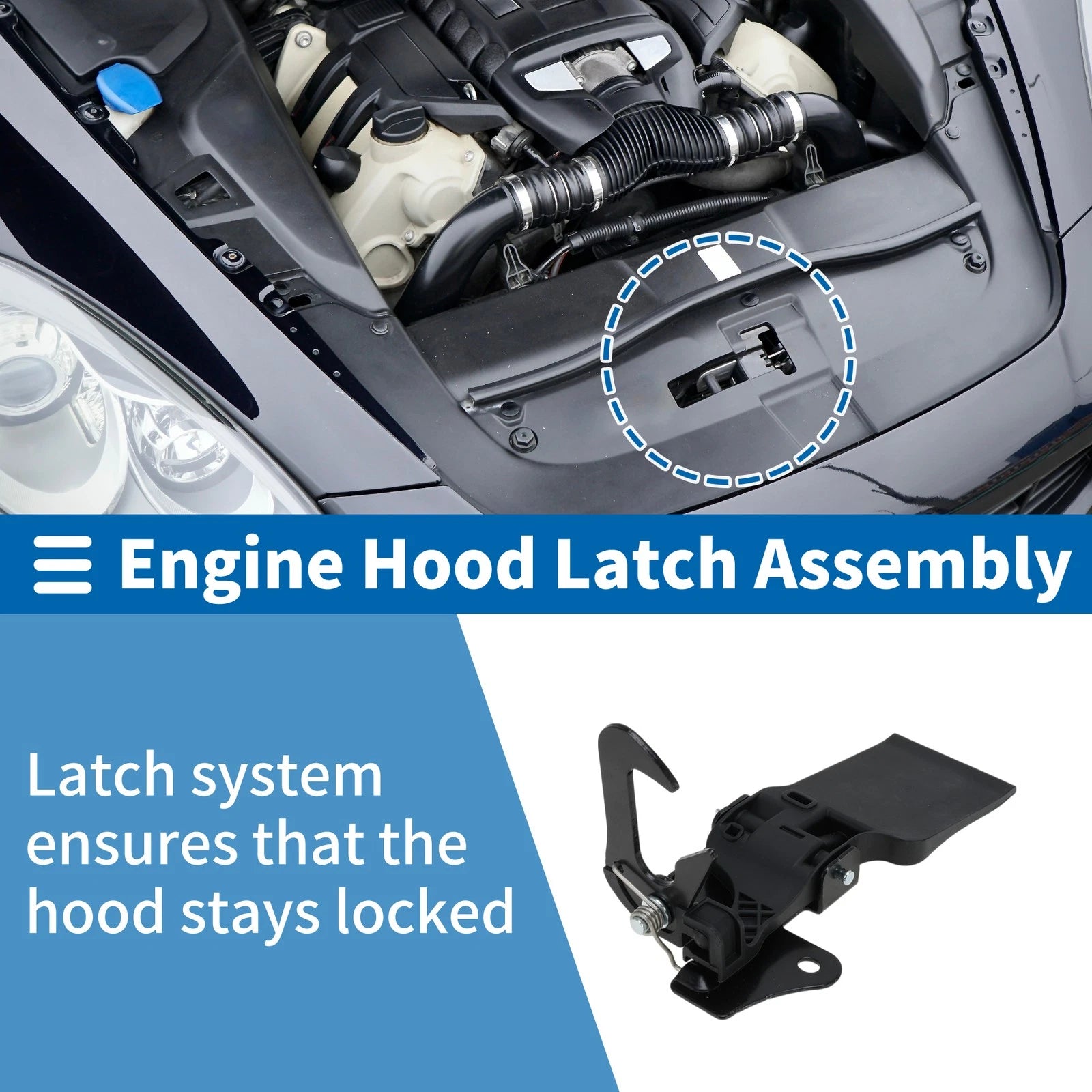 Hood Latch Assembly for Audi Q3 (2011–2018) Replacement