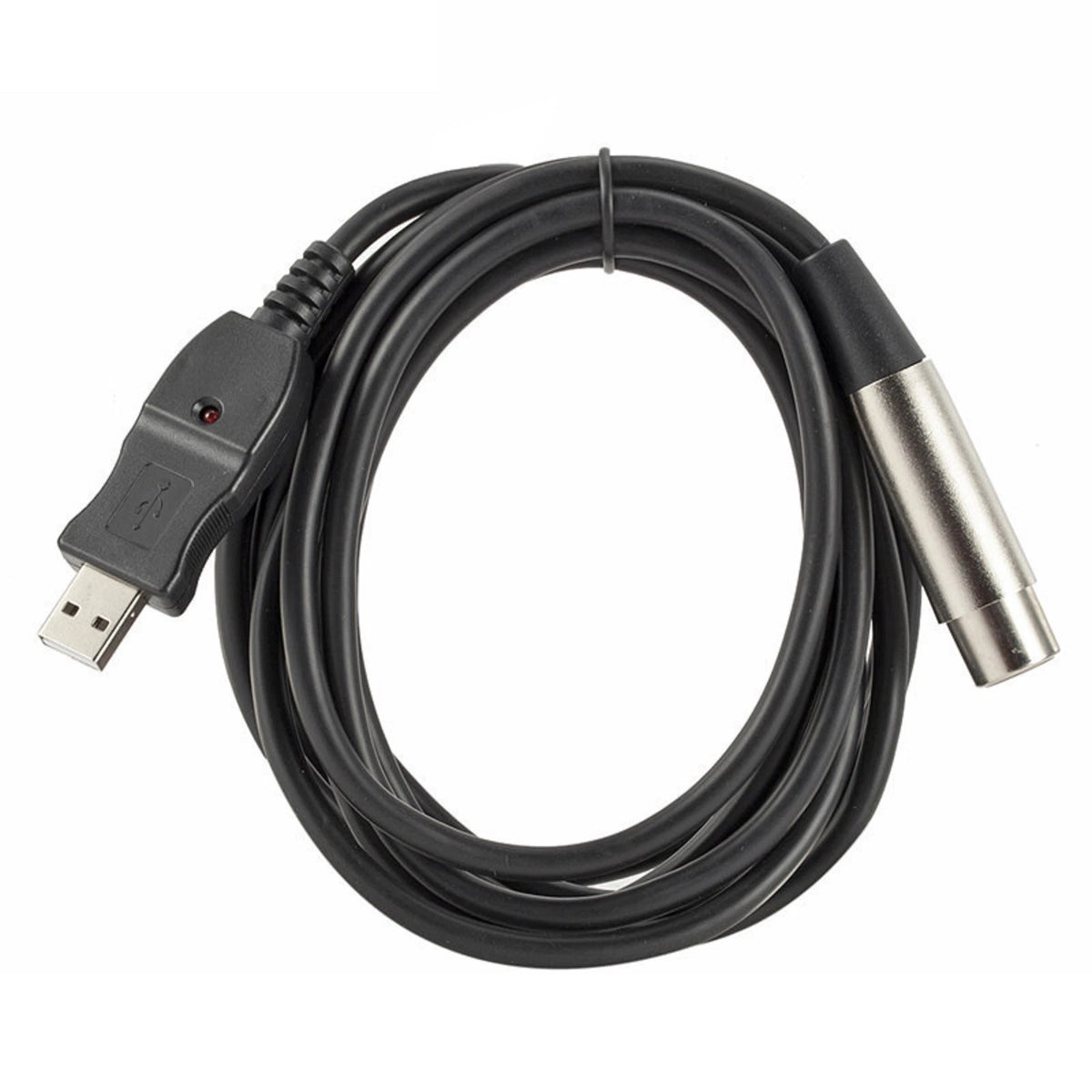 USB Microphone Link Cable for PC (USB2.0 Male to XLR Female)