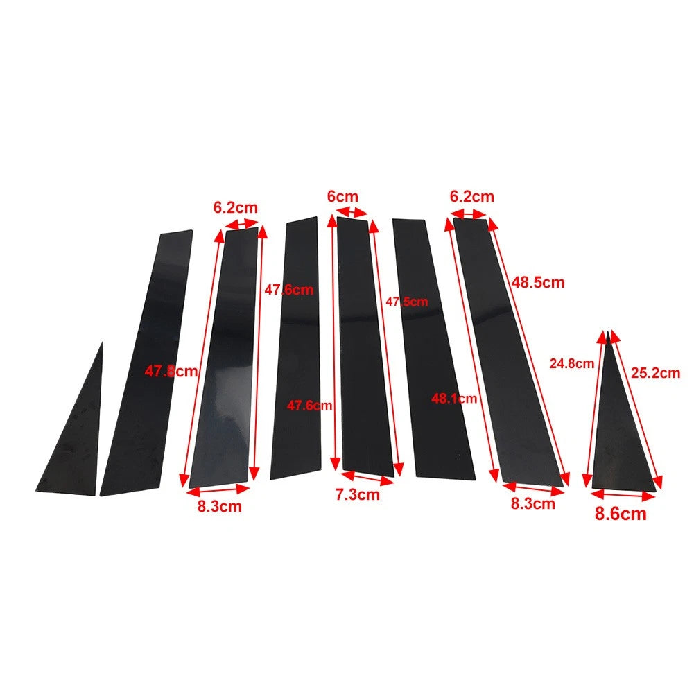 Pillar Post Trim Kit for Nissan X-Trail Rogue (2008–2013)