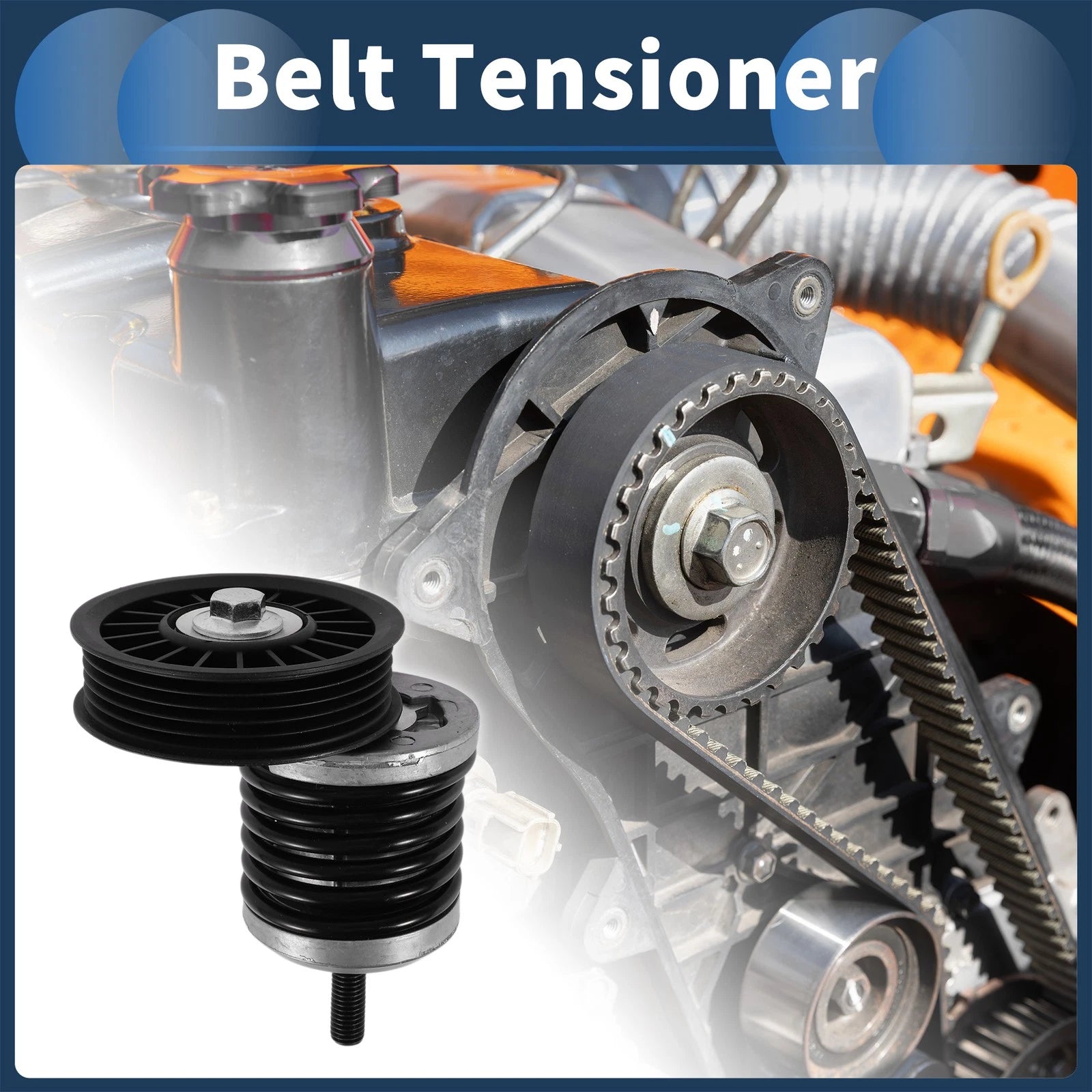 Belt Tensioner for Audi A6 (1997–2001) OEM Replacement Metal 1 Pc
