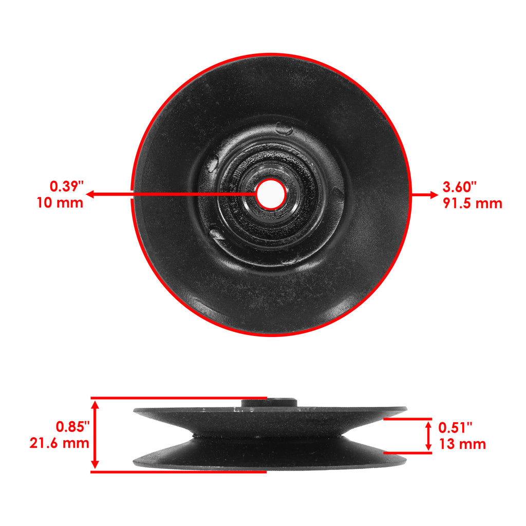Idler Pulley Replacement for Toro Commando V7 V8 Charger V7 V8 (1980–1995)
