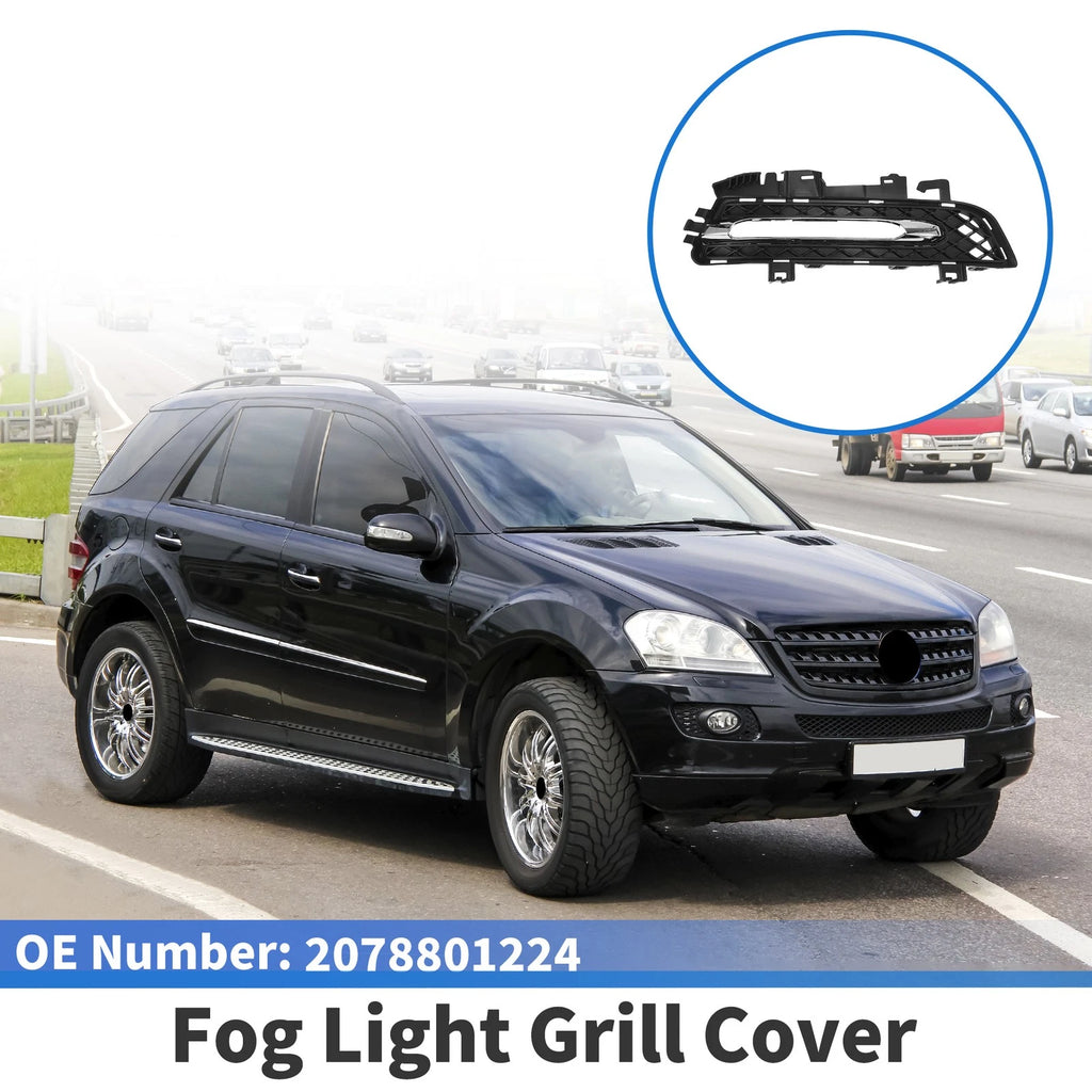 Front Right Fog Light Grill Replacement for Mercedes-Benz C-Class (2008–2015)