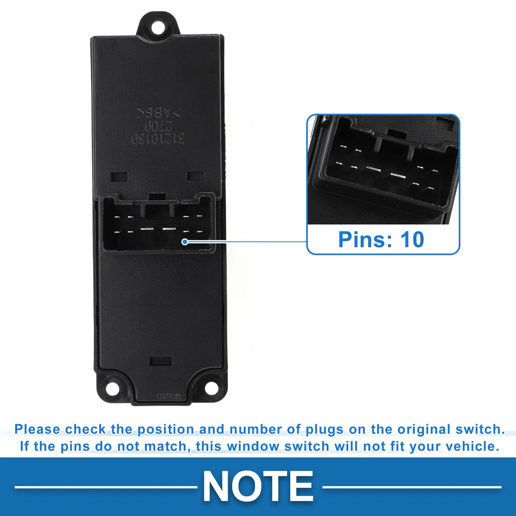 Power Window Switch for Ford Ranger (2006–2012) No.UR9366350