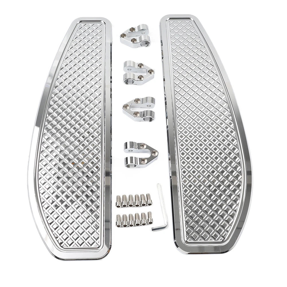 Driver Floorboards Footboard for Harley Electra Glide, Road King, Softail (1990–2023)