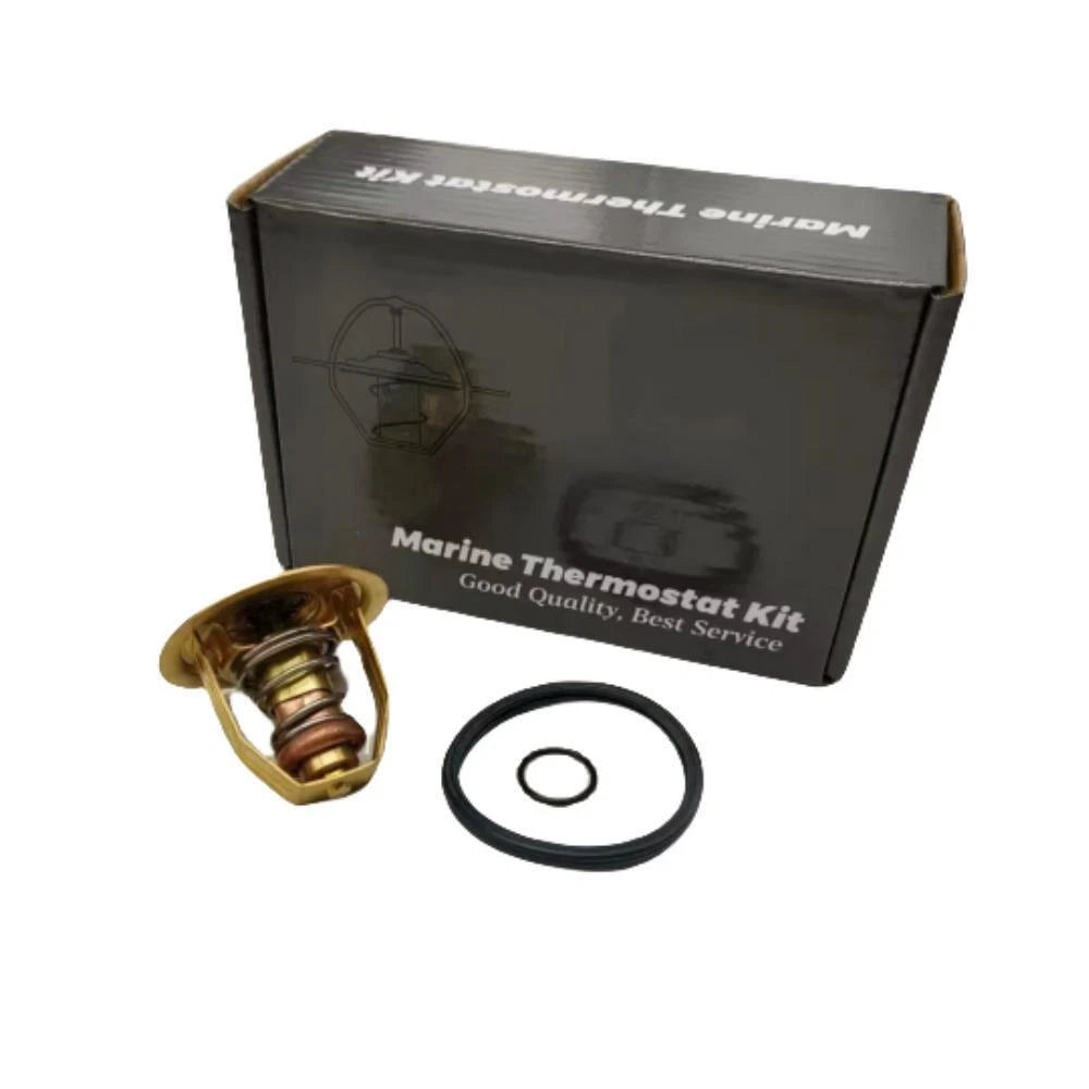 62℃ Thermostat Kit for Volvo Penta AQ130C AQ130A AQ130B (Models 875781 824912)