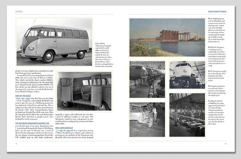 VW Transporter Split-Screen Book for Models 1949–1967