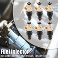 6pcs Fuel Injector Replacement for BMW E36 M3 (1992–1995) M5 E34 (1988–1989)