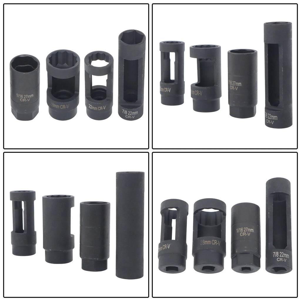 10pcs Oxygen Sensor Socket Set for Universal Vehicles