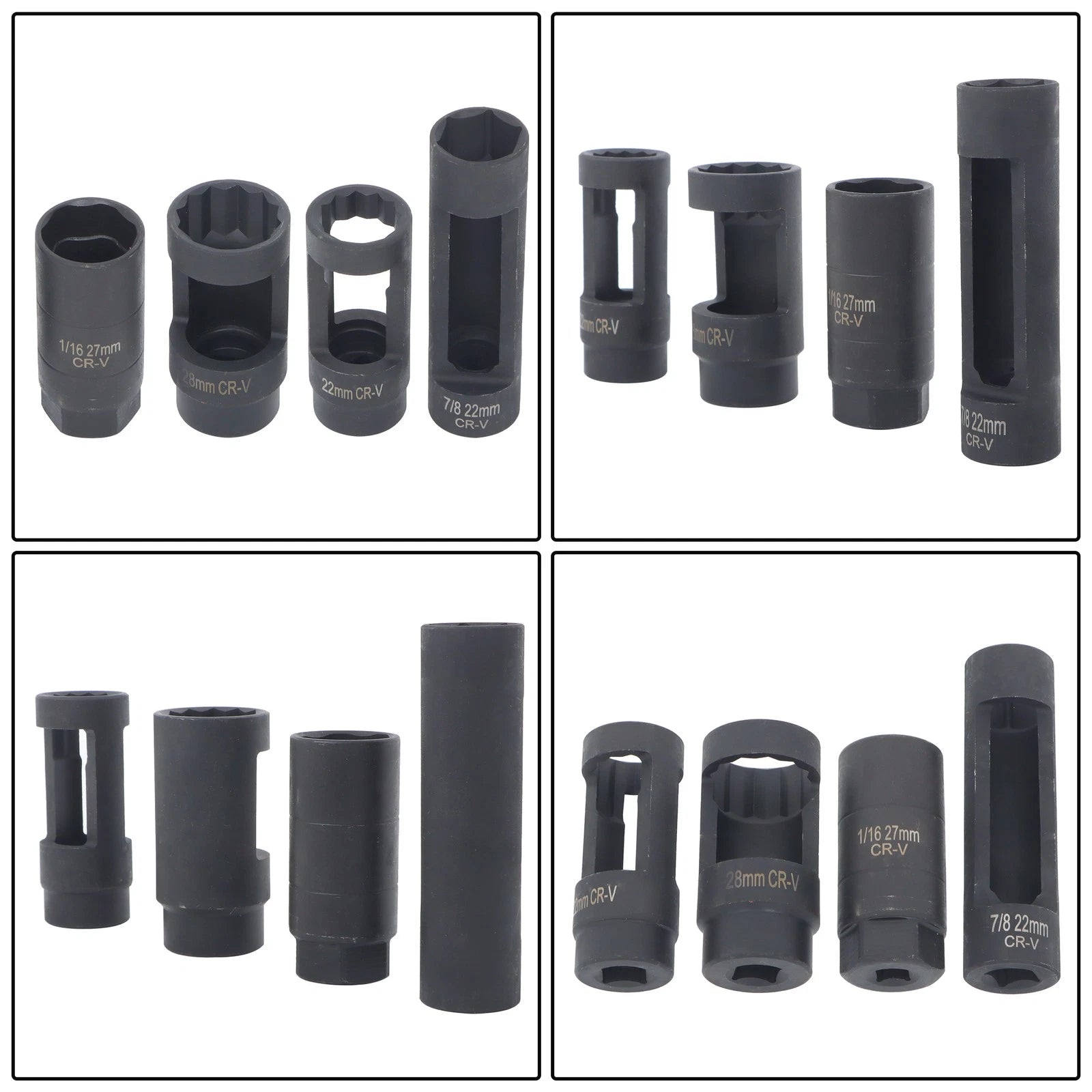 10pcs Oxygen Sensor Socket Set for Universal Vehicles