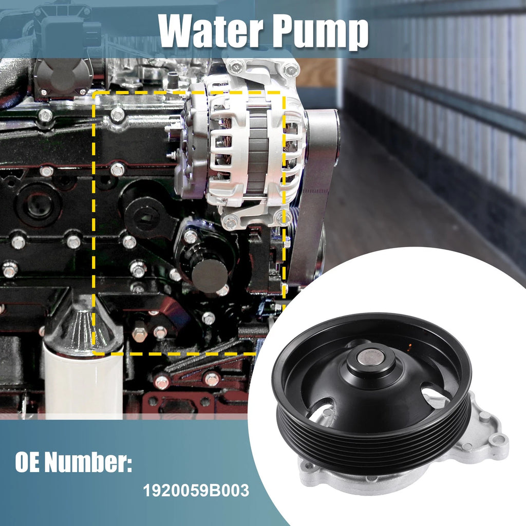 Engine Water Pump Replacement for Honda Civic 2016–2021 and Honda CR-V 2017–2021