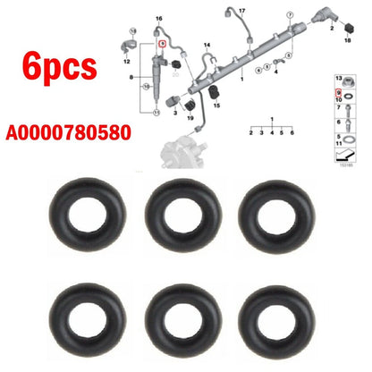 Injector Seal O Ring for Mercedes-Benz A-Class (1607004980, A0000780580)