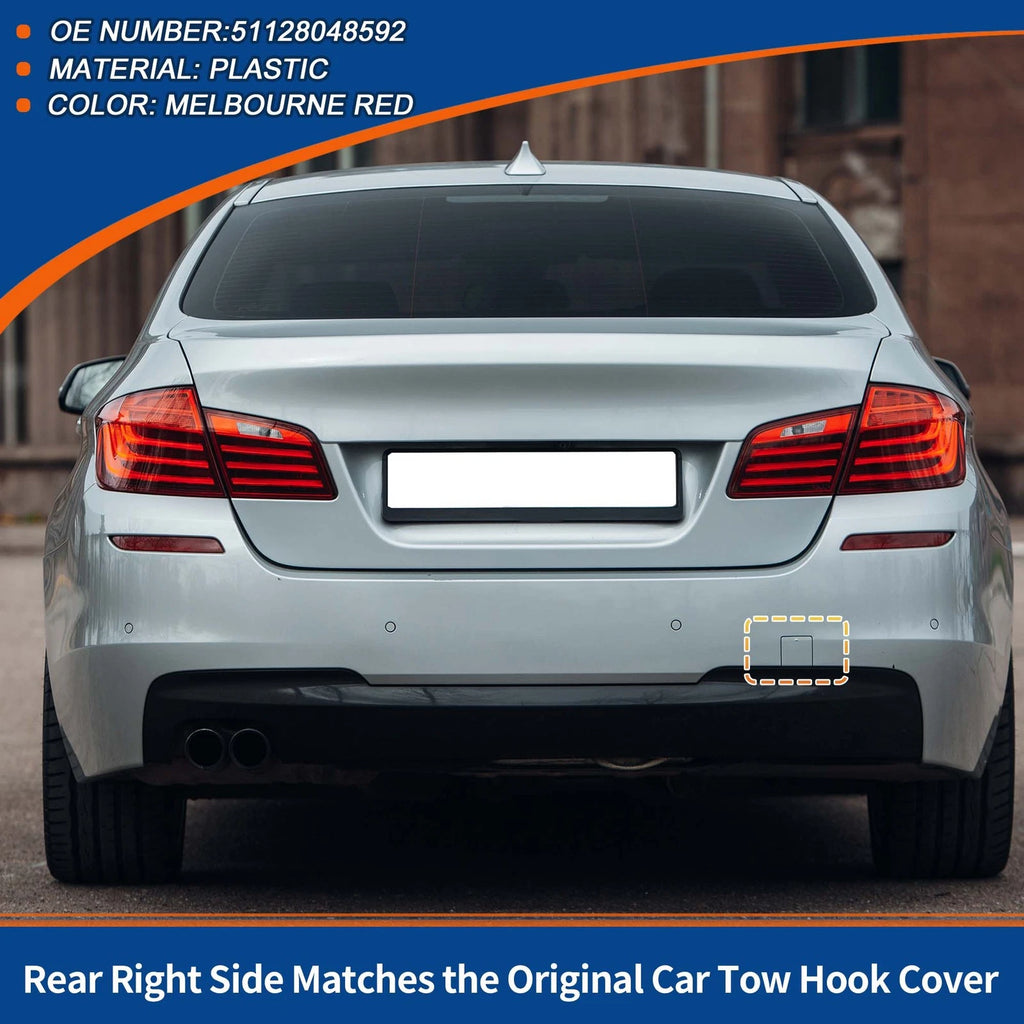 Rear Tow Hook Cover Replacement for BMW 5 Series F10 (2010–2016)