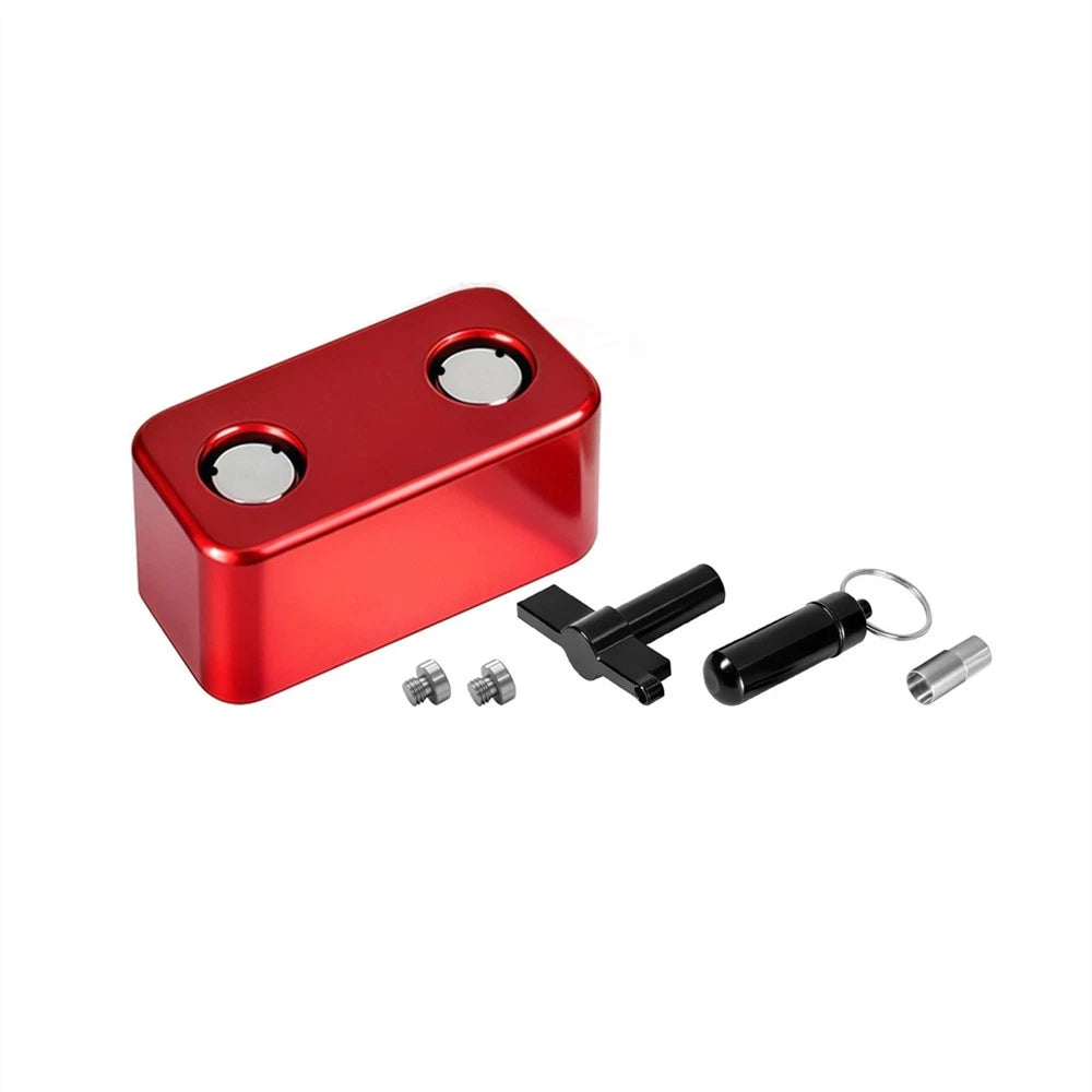 OBD2 Port Lock Anti-Theft Device for Standard OBD2 Interface (Red Chrome)